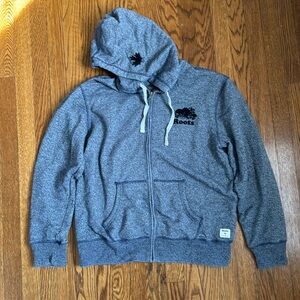 Roots Organic Original Full Zip Hoodie - Unizex Size Large